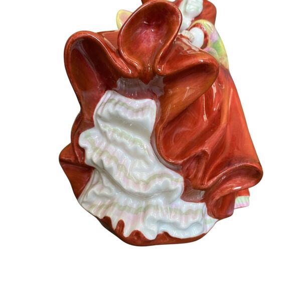 ROYAL DOULTON ENGLAND TOP OF THE HILL Vtg FIGURINE PRETTY LADIES 6.5” - Picture 2 of 8